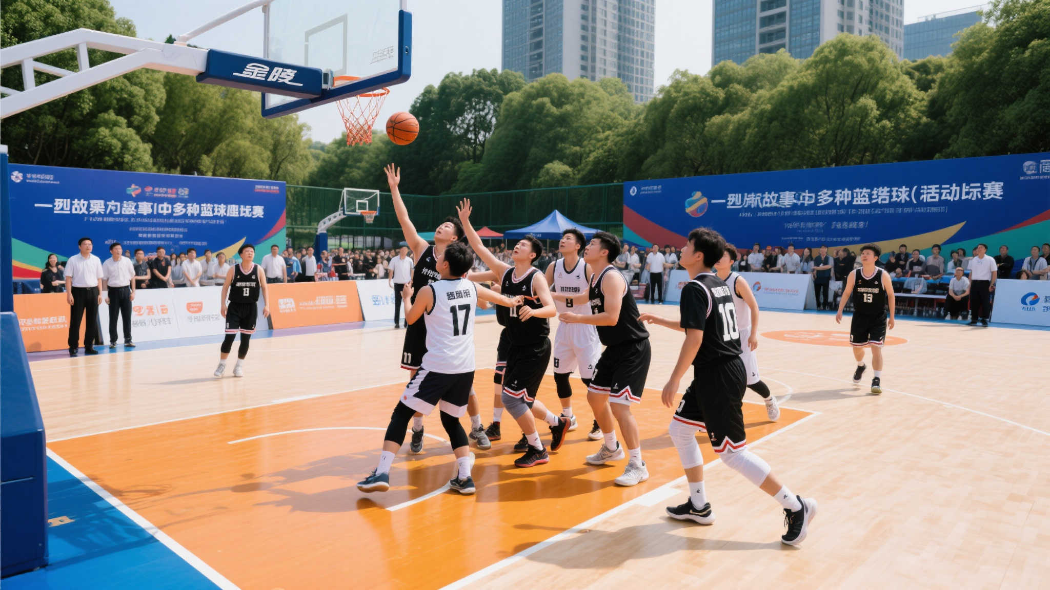 在面对防守